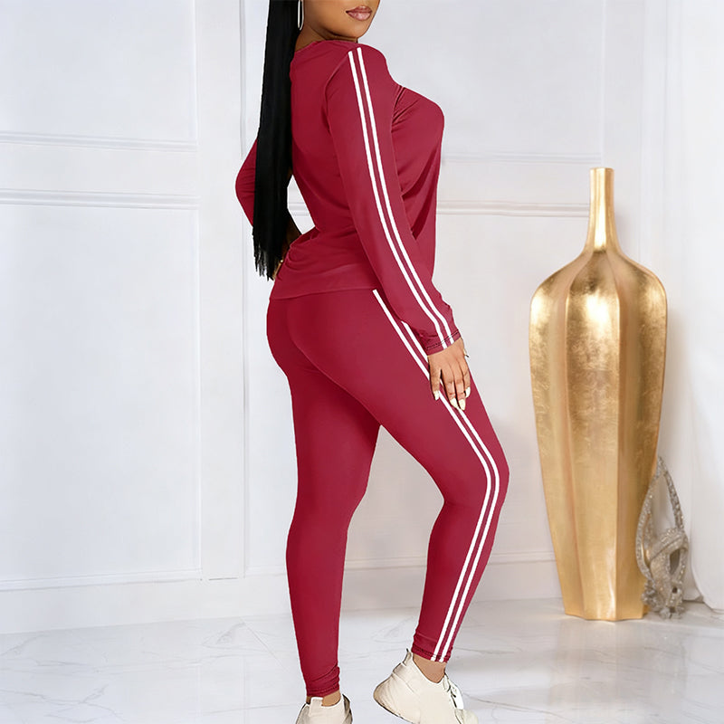 👚 60% RABATT JETZT! 🏃‍♀️ 2-teiliges Damen-Trainingsanzug-Set – Langärmlig, Atmungsaktiv & Perfekt für Sport oder Freizeit ✨📦
