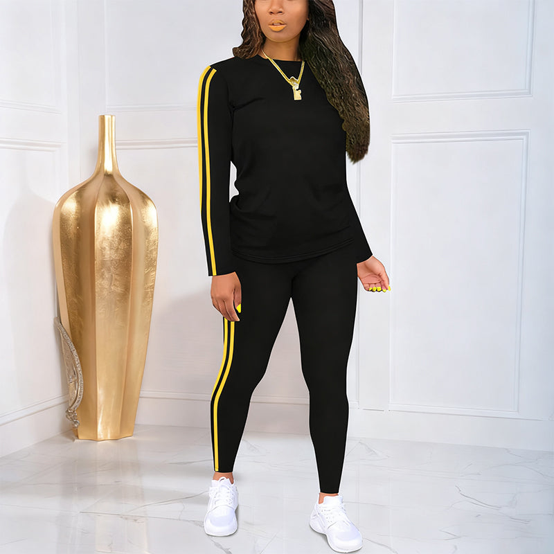 👚 60% RABATT JETZT! 🏃‍♀️ 2-teiliges Damen-Trainingsanzug-Set – Langärmlig, Atmungsaktiv & Perfekt für Sport oder Freizeit ✨📦