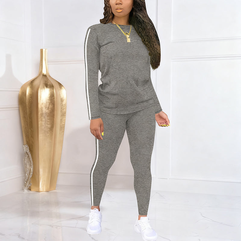 👚 60% RABATT JETZT! 🏃‍♀️ 2-teiliges Damen-Trainingsanzug-Set – Langärmlig, Atmungsaktiv & Perfekt für Sport oder Freizeit ✨📦
