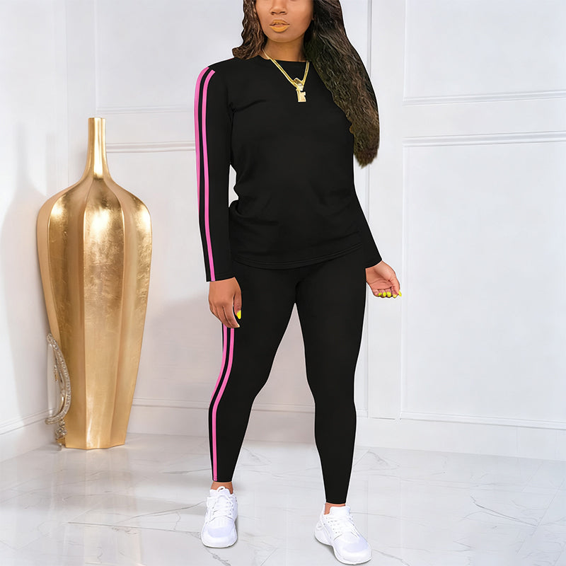 👚 60% RABATT JETZT! 🏃‍♀️ 2-teiliges Damen-Trainingsanzug-Set – Langärmlig, Atmungsaktiv & Perfekt für Sport oder Freizeit ✨📦