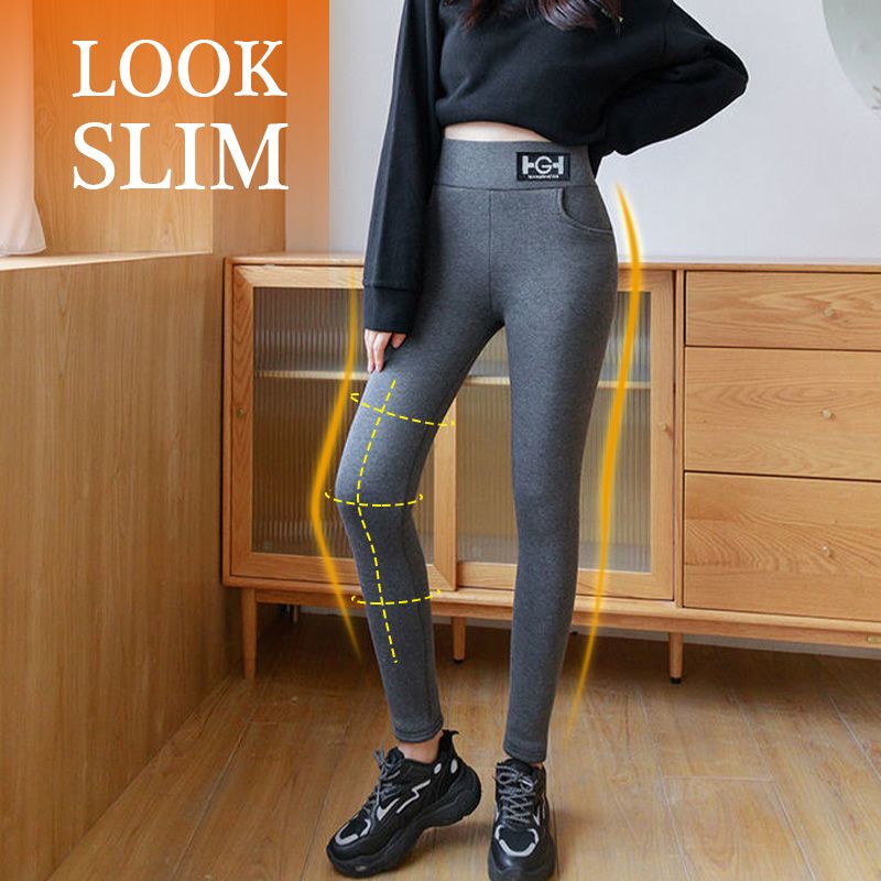 ❄️☃️Modische Thermal Cashmere Slim Pants für Frauen