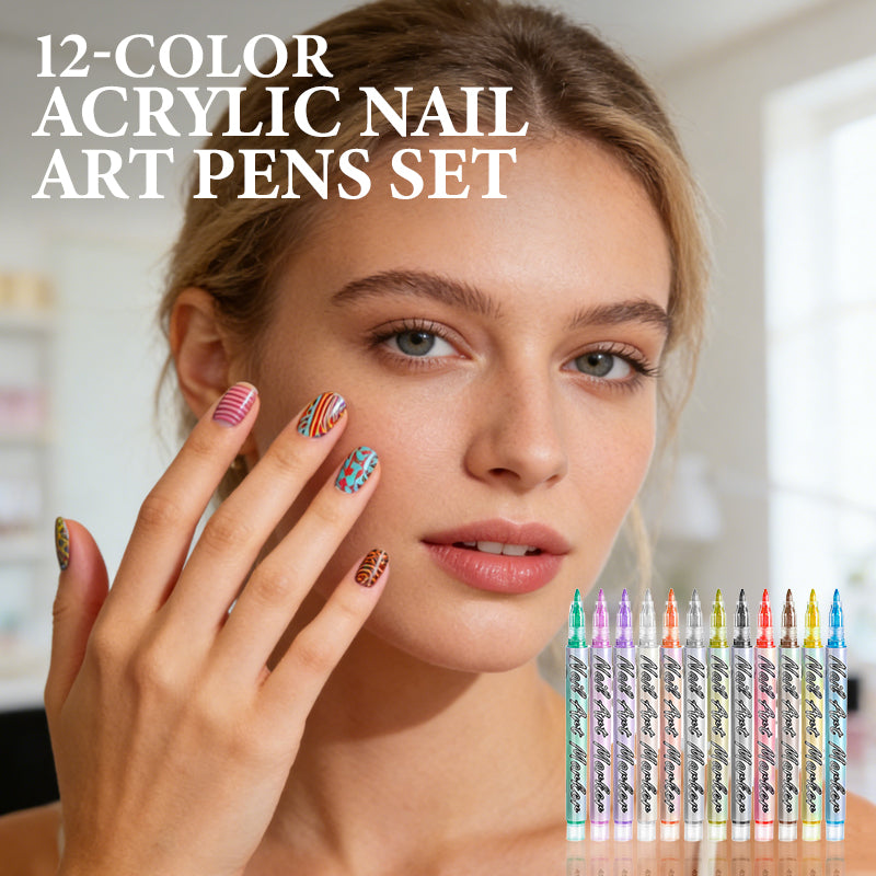 ✨🎅Weihnachtsangebote – Nur für kurze Zeit!⏰12er-Set Acryl-Nagelkunst-Stifte