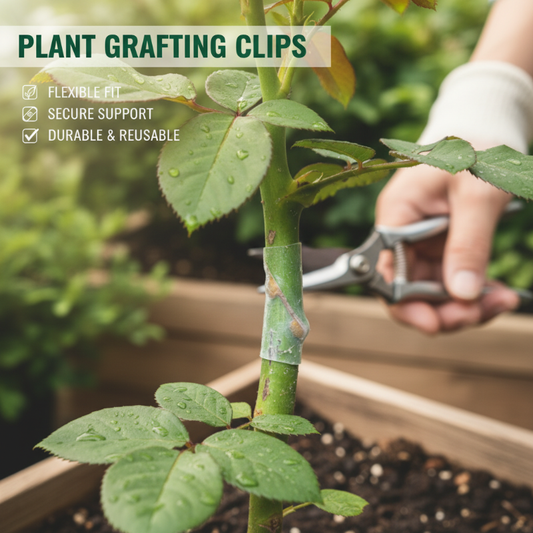 🌳 50% RABATT JETZT! ✨ Silikon-Veredelungshülsen (50/150/250 Stück) – Flexibel, Wetterbeständig & Fördert das Anwachsen von Obstbäumen 🛠️🌱