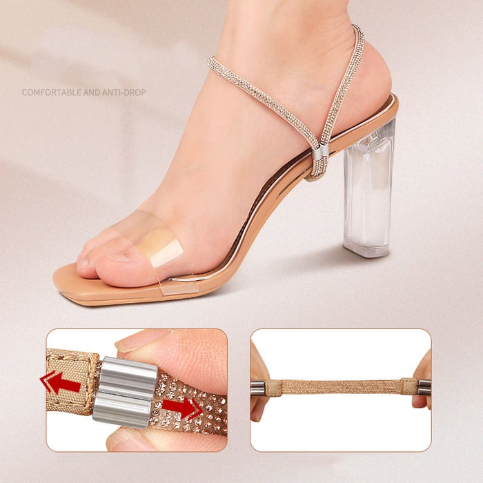🎉Strass-Befestigungsriemen für High Heels