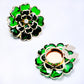 🌷60% RABATT✨Zweiteiliges Schmuckset: Manschettenknöpfe & Brosche mit Rhinestone-Blütendesign ✨🌷 Vielseitig tragbar – Für festliche Anlässe & elegante Alltagsakzente