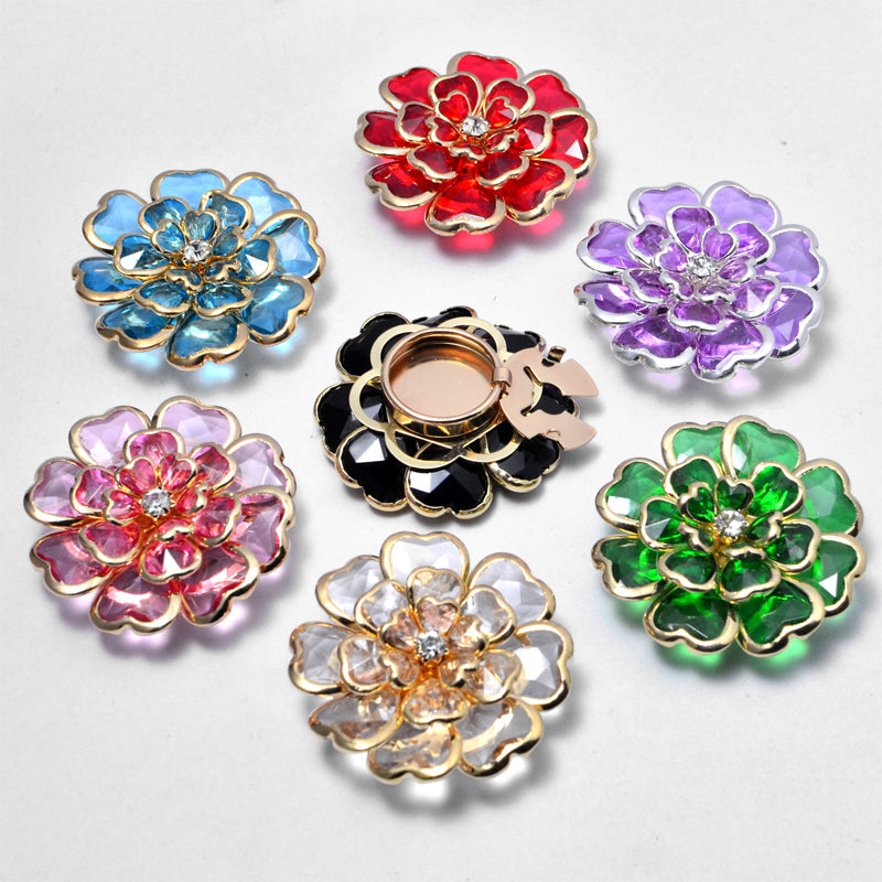🌷60% RABATT✨Zweiteiliges Schmuckset: Manschettenknöpfe & Brosche mit Rhinestone-Blütendesign ✨🌷 Vielseitig tragbar – Für festliche Anlässe & elegante Alltagsakzente