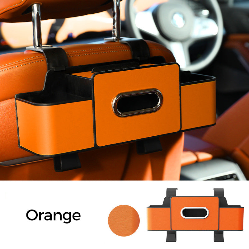 🎒 60% RABATT! 🚗 Multifunktionale Rücksitz-Aufbewahrungsbox – Mehrere Fächer, Stabil & Platzsparend 🧳