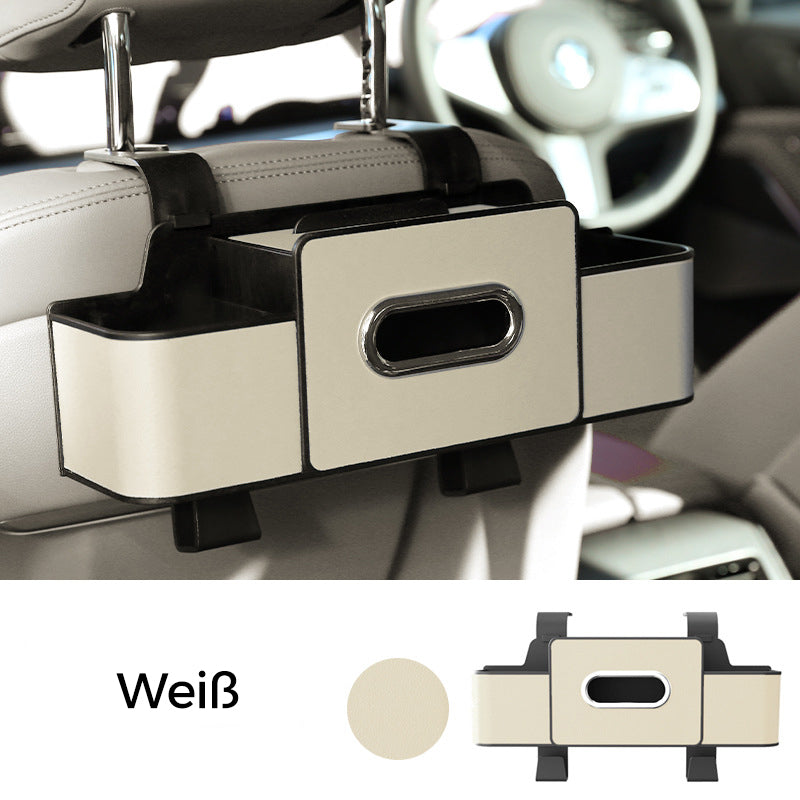🎒 60% RABATT! 🚗 Multifunktionale Rücksitz-Aufbewahrungsbox – Mehrere Fächer, Stabil & Platzsparend 🧳