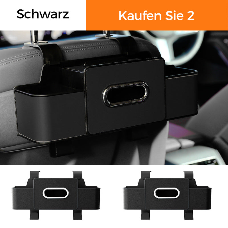 🎒 60% RABATT! 🚗 Multifunktionale Rücksitz-Aufbewahrungsbox – Mehrere Fächer, Stabil & Platzsparend 🧳