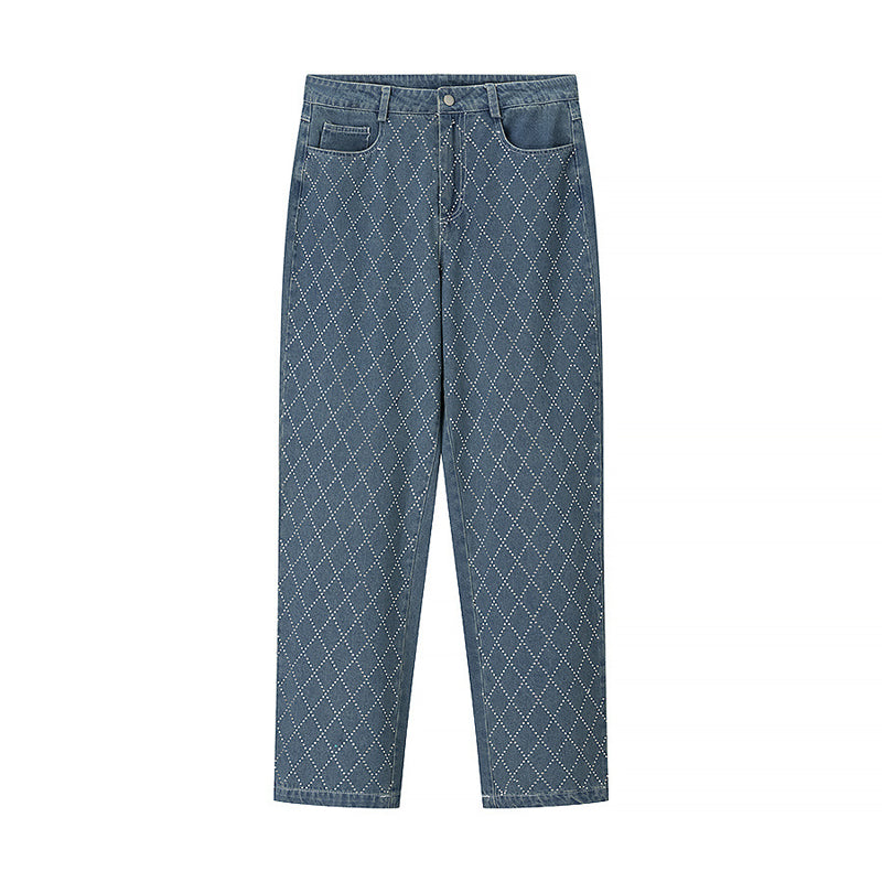 🔥Heiße Verkaufsangebote - Damen funkelnde Straight-Leg-Jeans