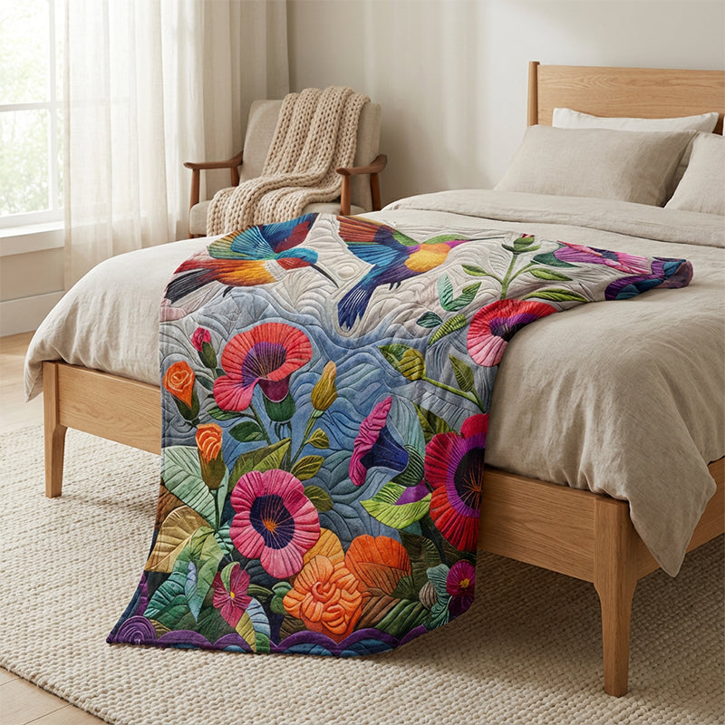 Kuschelige Flanelldecke mit Blumenmuster – Weich & warm für gemütliche Stunden 🌸🛋️