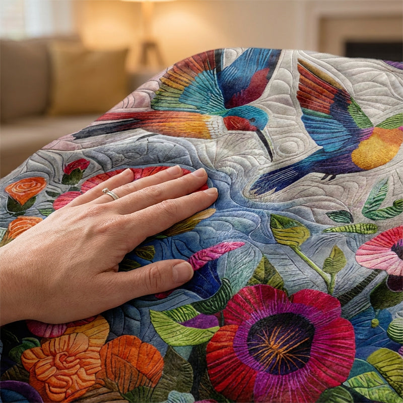 Kuschelige Flanelldecke mit Blumenmuster – Weich & warm für gemütliche Stunden 🌸🛋️