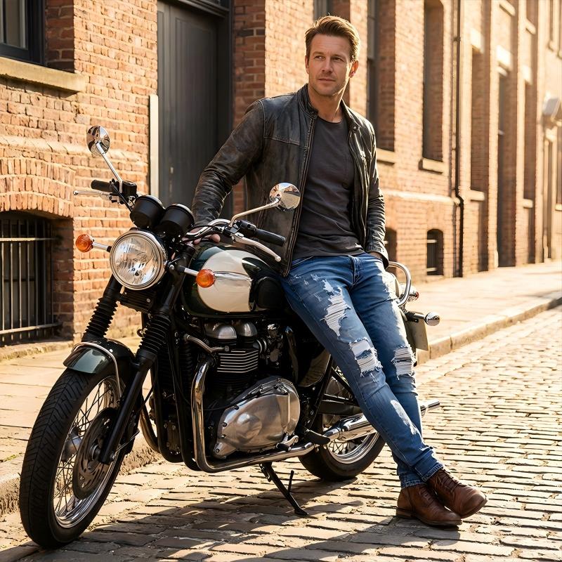 💘 Valentinstagsangebot: 50% Rabatt! 👖 Stylische Ripped Skinny Jeans für Herren: Moderner Zerrissener-Look + Bequeme Baumwolle – Für einen lässig-coolen Style!