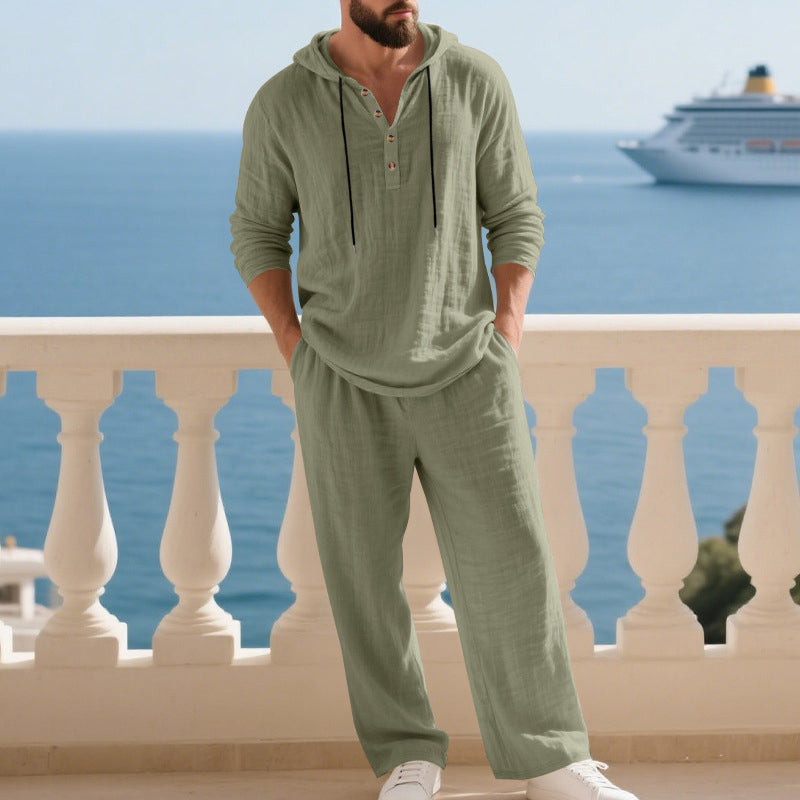 🧢👕 Kapuzen-Sweatshirt & Hose Set – Locker & Bequem für Casual Tage 🛋️😌 Perfekt für gemütliche Stunden zuhause oder entspannte Ausflüge. Nachhaltig, langlebig & made with care.