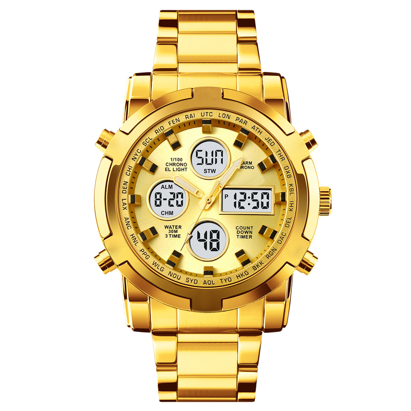 ✨⌚Wasserdichte Militäruhr für Herren – Analog-Digital, Edelstahl & Stoßfest 🛡️