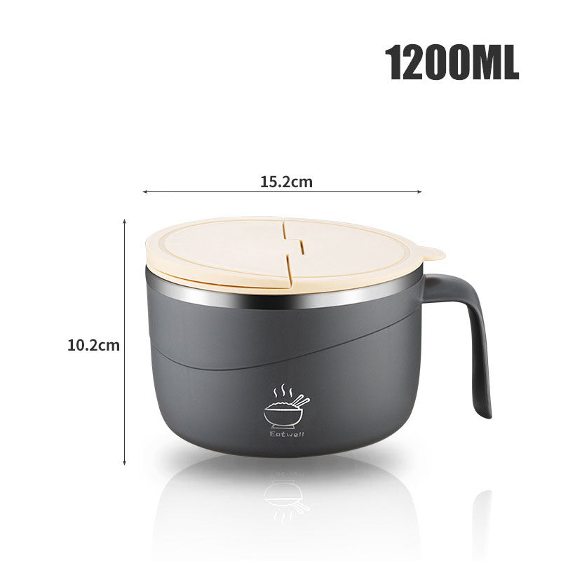 🍲 50 % RABATT! 🍜304 Edelstahl isolierte Ramen-Schüssel