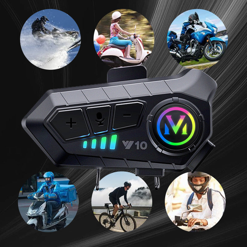✨50% Rabatt✨Motorrad-Bluetooth-Headset für Halbschalen- und Vollschalenhelme