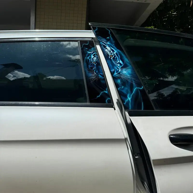 B-Säulen-Kratzschutz 🚗 Schützt vor Schlüsselkratzern + hochauflösendes Design + UV-Schutz. Einfach selbst anbringen und Ihrem alten Auto neuen Glanz verleihen! 🎨