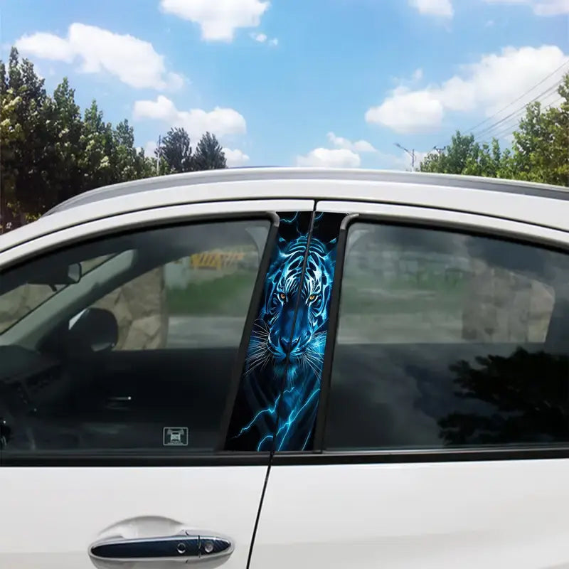 B-Säulen-Kratzschutz 🚗 Schützt vor Schlüsselkratzern + hochauflösendes Design + UV-Schutz. Einfach selbst anbringen und Ihrem alten Auto neuen Glanz verleihen! 🎨