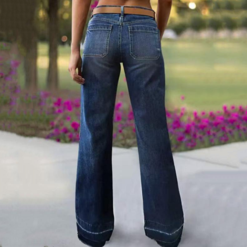 💥Hot Sales-50% OFF👖Women's Retro Flare Jeans with Pockets🔥