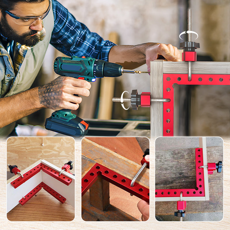 📐 60% RABATT! 🔩 90-Grad-Positionierung-Winkelspanner – Präzise Ausrichtung, Robuste Konstruktion & Vielseitig für Holzbearbeitung und DIY ⚙️