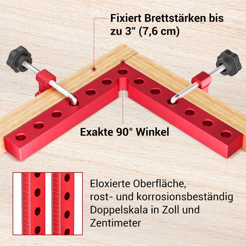📐 60% RABATT! 🔩 90-Grad-Positionierung-Winkelspanner – Präzise Ausrichtung, Robuste Konstruktion & Vielseitig für Holzbearbeitung und DIY ⚙️