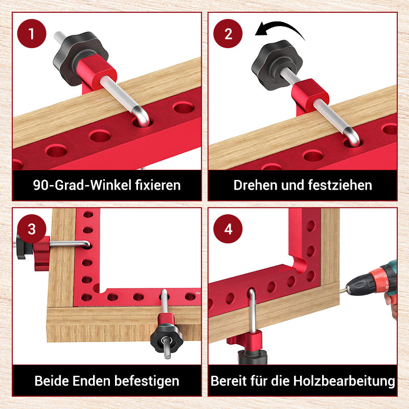 📐 60% RABATT! 🔩 90-Grad-Positionierung-Winkelspanner – Präzise Ausrichtung, Robuste Konstruktion & Vielseitig für Holzbearbeitung und DIY ⚙️