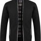 Herren-Strickjacke mit Reißverschluss und einfacher Tasche