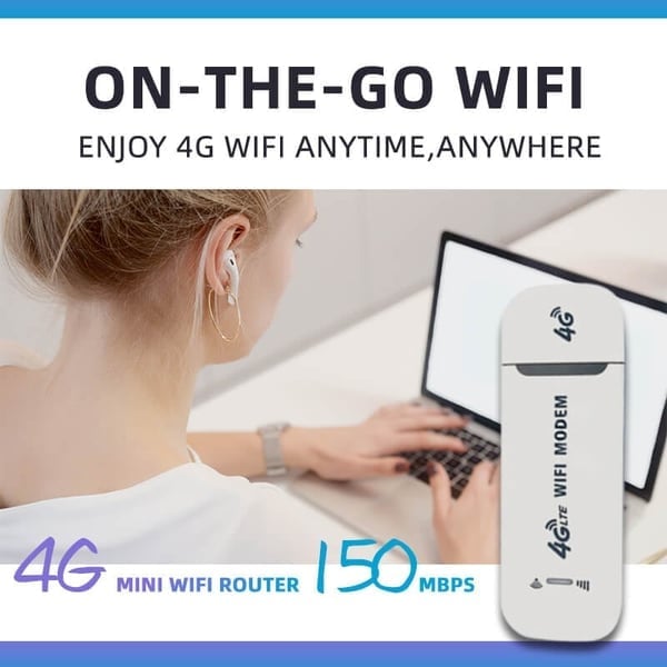 🎉 Neujahrsgeschenk – 50% RABATT!📶2026 4G LTE USB-Mobilfunkrouter – Schnelles Internet überall & mehrere Geräte!