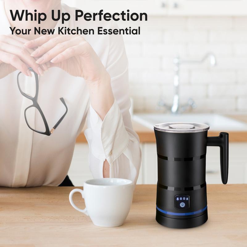 ☕ 50% RABATT! 🥛 Professioneller Automatischer Elektrischer Milchaufschäumer – Cremiger Schaum, Einfache Reinigung & Kompaktes Design ✨