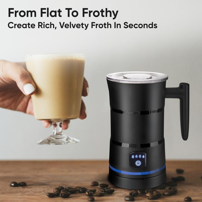 ☕ 50% RABATT! 🥛 Professioneller Automatischer Elektrischer Milchaufschäumer – Cremiger Schaum, Einfache Reinigung & Kompaktes Design ✨