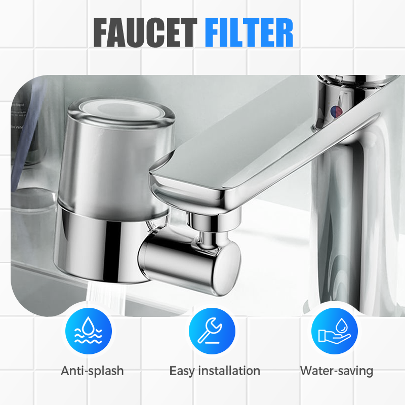 🚰 50% RABATT! 🔄 Universelles Wasserhahn-Filterdüsen-Set – 720° Drehbar – 2 Strahlarten, Integrierter Filter & Einfache Montage 💧