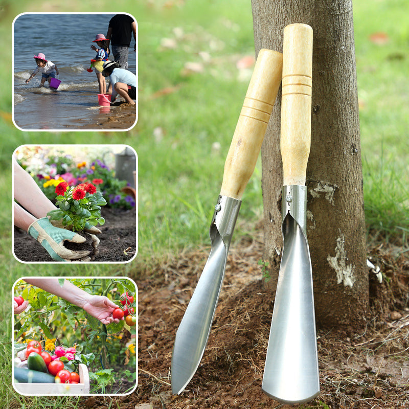 💎 Hochwertige Gartenwerkzeuge-Set – Unkrautjäten, Graben & Harken mit Rostfreiem Edelstahl & Ergonomischem Holzgriff 🌿🛠️
