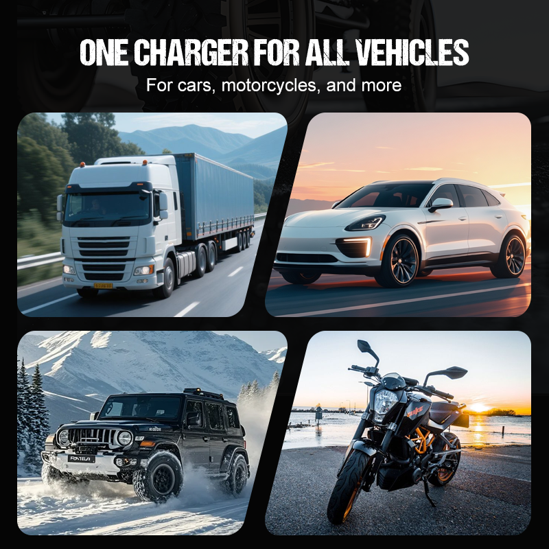 📢📢50 % RABATT !! ⏰Zeitlich begrenztes Angebot-Intelligentes 12-V-Autoladegerät mit 6 A und Impulsreparaturfunktion