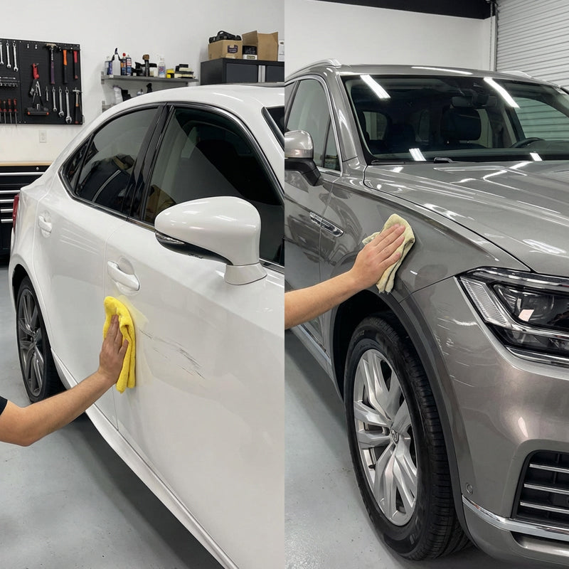 💎 KAUFE 2, ERHALTE 1 GRATIS! 💎 Universeller Auto-Kratzerentferner-Wachs – Entfernt Kratzer, Flecken & Oxidation, Restauriert auch Scheinwerfer! 🚗✨