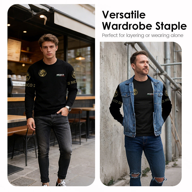 🔈🔈NEU EINGETROFFEN 2026 – 50 % RABATT 🔥👔 Bequemes Herren-Langarmshirt mit Rundhalsausschnitt