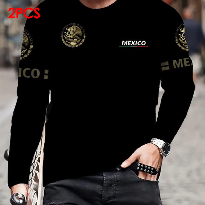 🔈🔈NEU EINGETROFFEN 2026 – 50 % RABATT 🔥👔 Bequemes Herren-Langarmshirt mit Rundhalsausschnitt