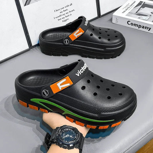 💎 50% RABATT! 💎 Atmungsaktive Slip-On-Sandalen für Herren 2026 – 2-in-1 Design, Rutschfeste EVA-Sohle & Leichtes Tragegefühl 🩴🌿