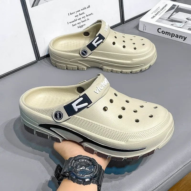 💎 50% RABATT! 💎 Atmungsaktive Slip-On-Sandalen für Herren 2026 – 2-in-1 Design, Rutschfeste EVA-Sohle & Leichtes Tragegefühl 🩴🌿