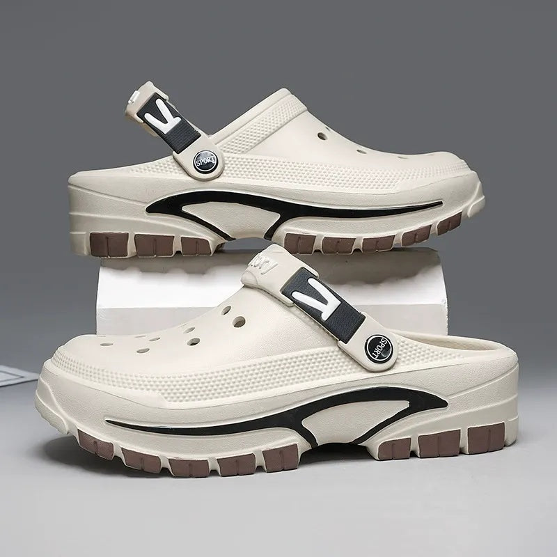 💎 50% RABATT! 💎 Atmungsaktive Slip-On-Sandalen für Herren 2026 – 2-in-1 Design, Rutschfeste EVA-Sohle & Leichtes Tragegefühl 🩴🌿
