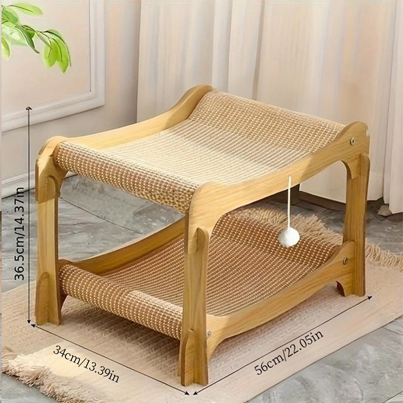 💎 50% RABATT! 💎 2-in-1-Kratzbaum aus Sisal – Neuheit 2026, Platzsparend & Stabil für Katzen 🐾🛋️