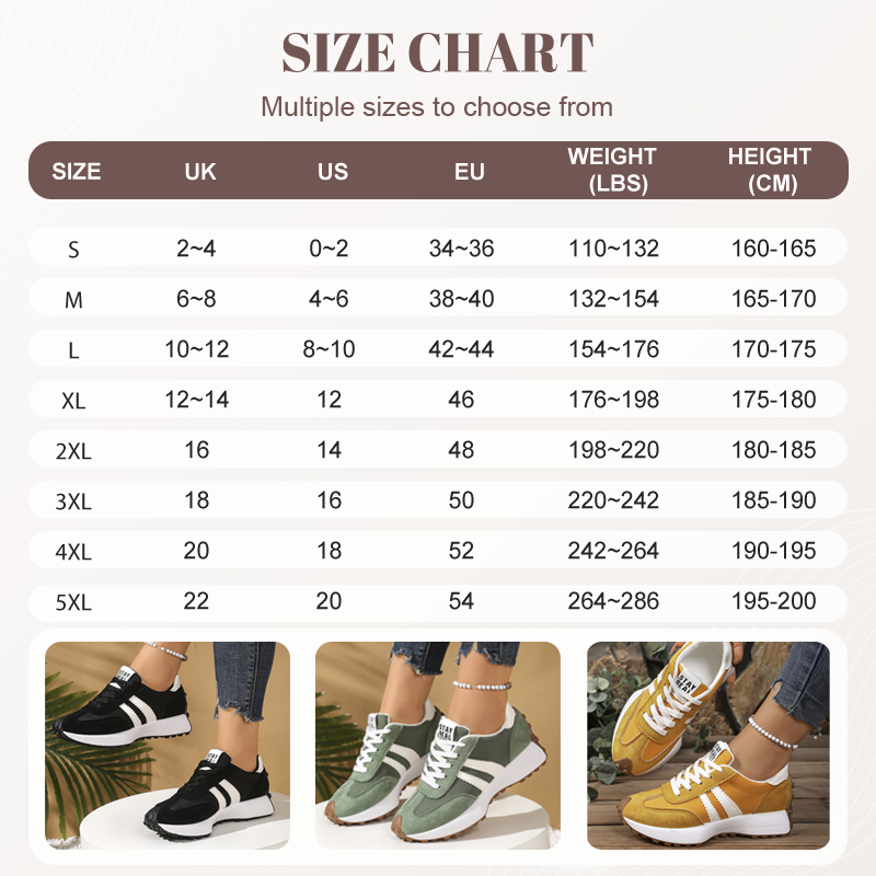💎 57% RABATT! 💎 Damen-Freizeitschuhe – Klobige Sneaker mit 4 cm Platform, Rutschfest & Retro-Design in 6 Farben 🥿🌈