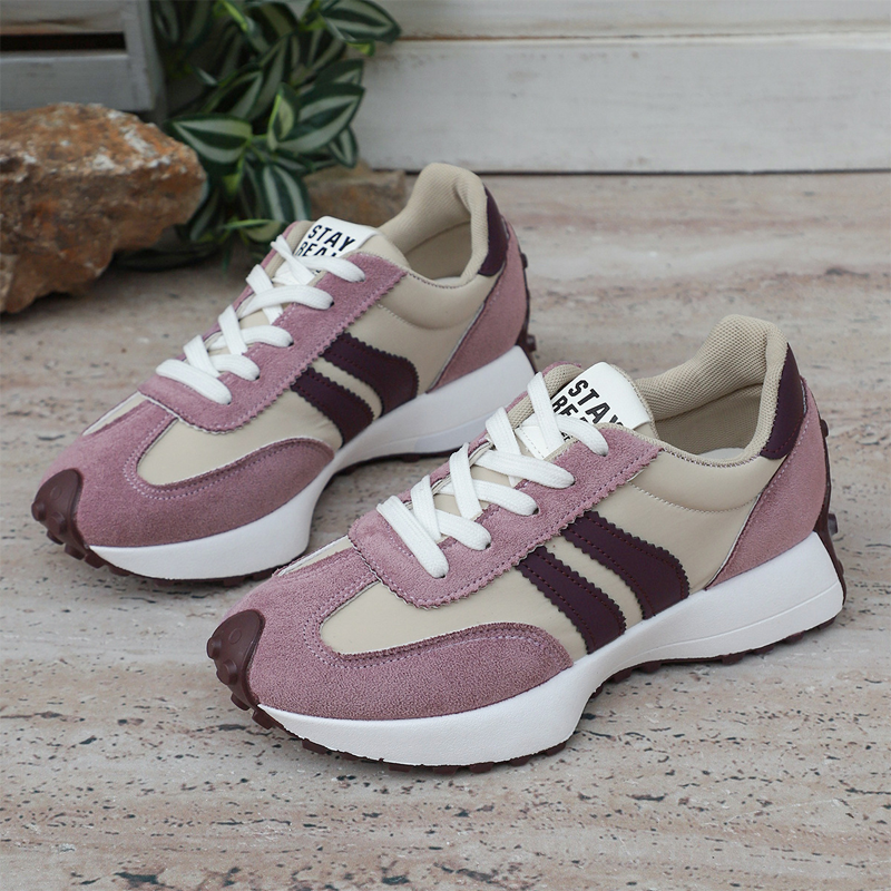 💎 57% RABATT! 💎 Damen-Freizeitschuhe – Klobige Sneaker mit 4 cm Platform, Rutschfest & Retro-Design in 6 Farben 🥿🌈