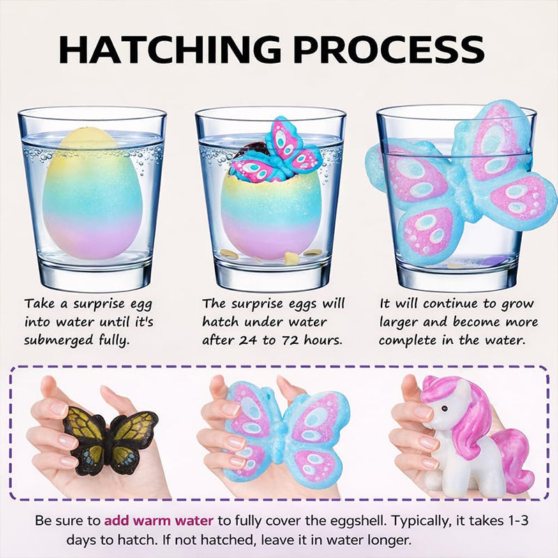 🔥Solange der Vorrat reicht 40 % Rabatt!🎉6 Stück magisches Brutei-Spielzeug