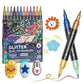 🎨 50% RABATT! ✨ 24-Farben Dual-Tip Glitzer-Marker Set – Glitter & Fine Tip, Lebendige Farben & Perfekt Für Kunst, Basteln & Handlettering 🖌️