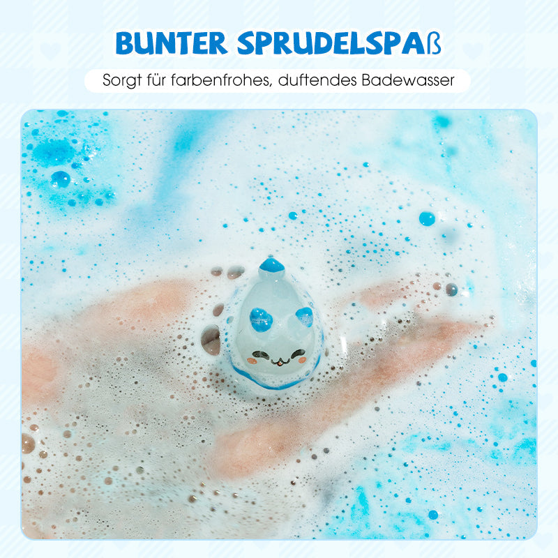 🛁Badebomben mit Ozeanmotiv | 60 g x 12 Stück, schaumiges Badevergnügen & tolle Geschenkidee ✨