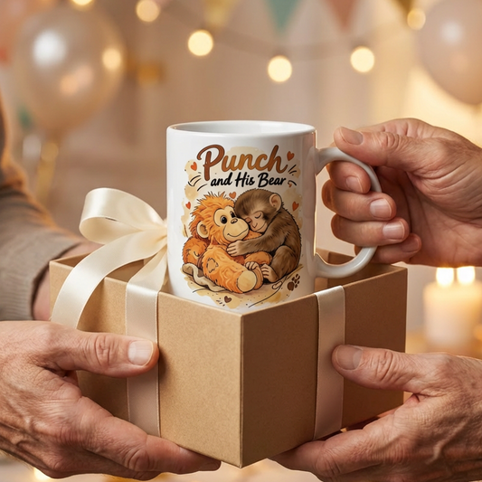 ☕🐒Niedlicher Affenbecher • Jeden Tag Wärme für dich