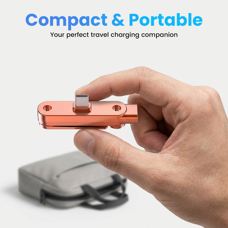 🔋 JETZT 50 % RABATT! ⚡ Schnellladeadapter mit 360° faltbarem Handyhalter – Universell kompatibel, kompaktes Design & freihändiges Betrachten 📱