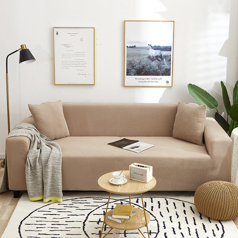 🛋️ 50% RABATT! 🧵 Jacquard-Stretch-Sofabezug aus Strick – Anti-Rutsch, Weicher Stoff & Universelle Passform 🏠