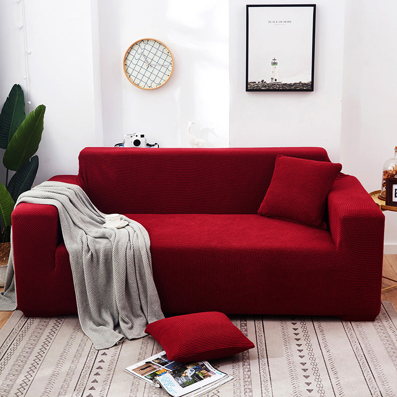 🛋️ 50% RABATT! 🧵 Jacquard-Stretch-Sofabezug aus Strick – Anti-Rutsch, Weicher Stoff & Universelle Passform 🏠